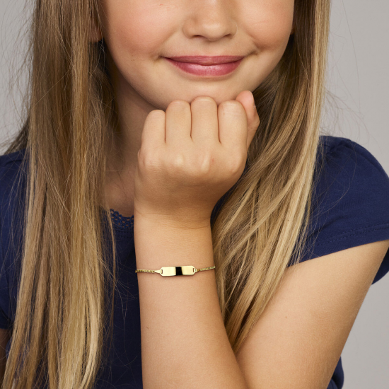 HUISCOLLECTIE 4012026 GOUDEN PLAATARMBANDJE