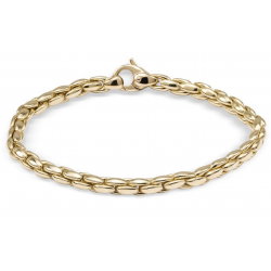 MONZARIO 829-A GEEL 14K. GEELGOUDEN ARMBAND TURTLE SCHAKEL