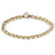 MONZARIO 829-A GEEL 14K. GEELGOUDEN ARMBAND TURTLE SCHAKEL