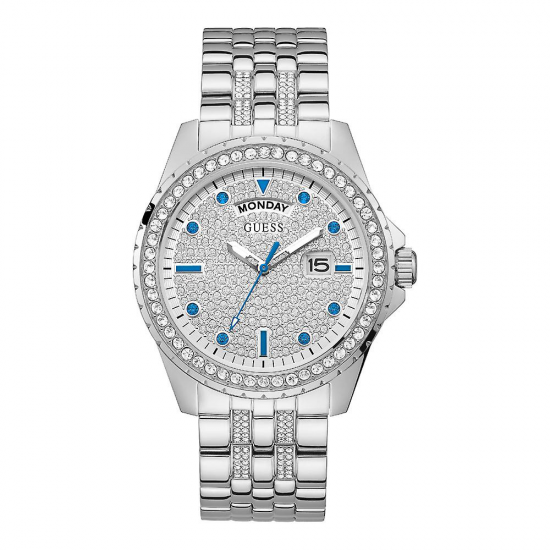 GUESS GW0218G1 HORLOGE STAAL ZIRKONIA COMET