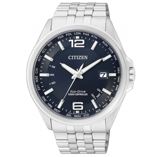 CITIZEN CB0010-88E ECO-DRIVE HERENHORLOGE RADIO-CONTROLLED STAAL