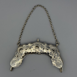 ZILVEREN TASBEUGEL ANTIEK