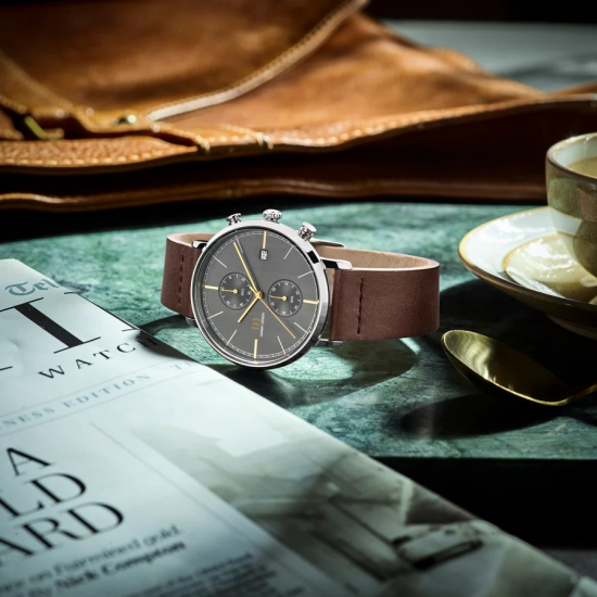 DANISH DESIGN IQ23Q1290 HERENHORLOGE STAAL CHRONOGRAAF KOLTUR CHRONO II DANISH DESIGN IQ23Q1290 HERENHORLOGE STAAL CHRONOGRAAF KOLTUR CHRONO II