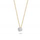 BLUSH 3603BDI GOUDEN COLLIER MET HANGER BICOLOR DIAMANT 0.15 CT.