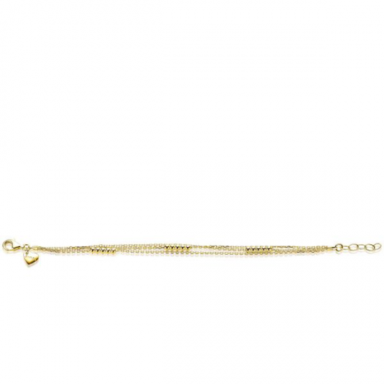 ZINZI ZIA1799G VERGULD ZILVEREN ARMBAND MULTILOOK ZINZI ZIA1799G VERGULD ZILVEREN ARMBAND MULTILOOK