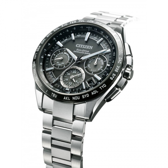 CITIZEN CC9015-54E ECO-DRIVE HERENHORLOGE SATELLITE WAVE-GPS TITANIUM