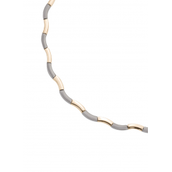 BOCCIA 0844-02 VERGULD TITANIUM COLLIER BICOLOR