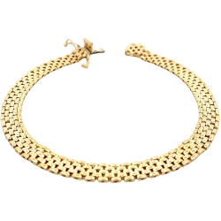 MONZARIO 1344-A GEEL 14K. GEELGOUDEN ARMBAND PANTERA SCHAKEL