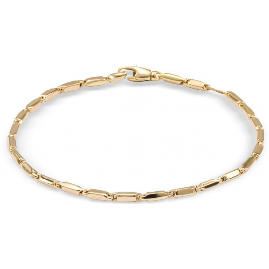 MONZARIO 865A GEEL 14K. GEELGOUDEN ARMBAND FANTASIESCHAKEL MONZARIO 865A GEEL 14K. GEELGOUDEN ARMBAND FANTASIESCHAKEL