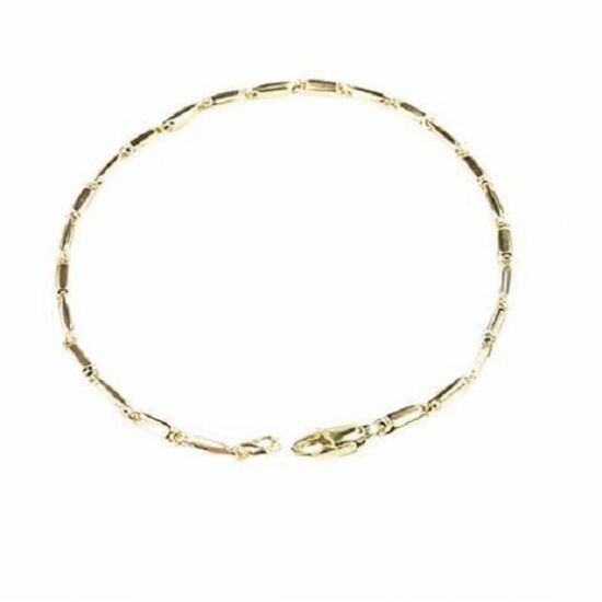 MONZARIO 865A GEEL 14K. GEELGOUDEN ARMBAND FANTASIESCHAKEL MONZARIO 865A GEEL 14K. GEELGOUDEN ARMBAND FANTASIESCHAKEL