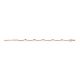 ZINZI ZIA1128R ROSE VERGULDE ZILVEREN ARMBAND BALLETJES