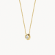 BLUSH 3114YDI GOUDEN COLLIER MET HANGER DIAMANT 0.06 CT.