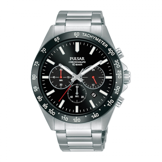 PULSAR PT3A77X1 HERENHORLOGE STAAL CHRONO 100M PULSAR PT3A77X1 HERENHORLOGE STAAL CHRONO 100M