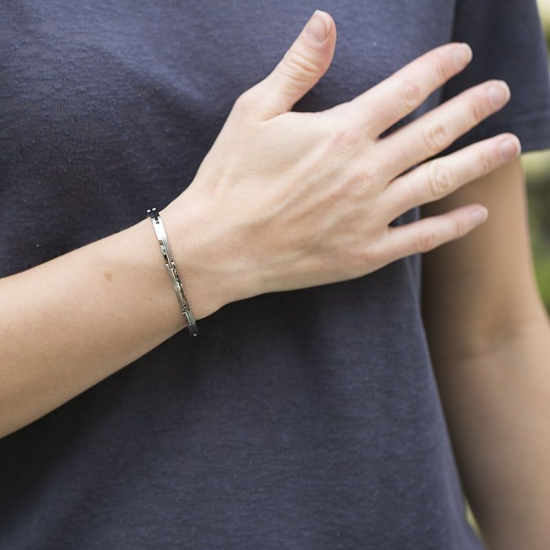 BOCCIA 03018-01 TITANIUM ARMBAND MAT-POLI