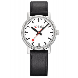 MONDAINE MSE.35110.LB HORLOGE EVO2 35 MM STAAL SAFFIER