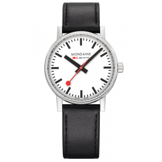 MONDAINE MSE.35110.LB HORLOGE EVO2 35 MM STAAL SAFFIER MONDAINE MSE.35110.LB HORLOGE EVO2 35 MM STAAL SAFFIER
