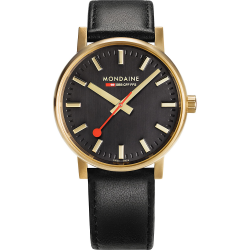 MONDAINE MSE.40122.LB HORLOGE 40 MM VERGULD STAAL EVO2