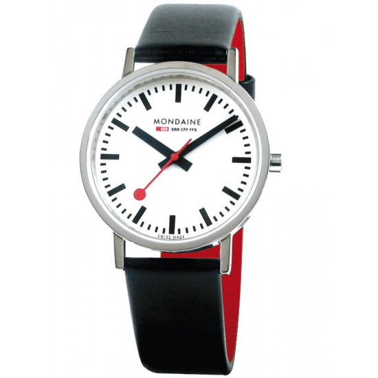 MONDAINE M660.30360.16SBB HORLOGE STAAL CLASSIC 40 MM