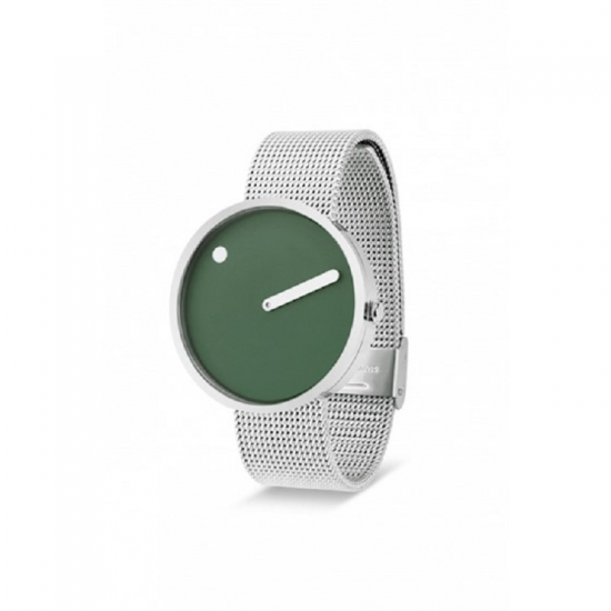 PICTO PT43396-0820 STALEN HORLOGE OLIVER GREEN/STEEL 40MM