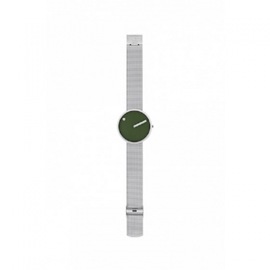 PICTO PT43396-0820 STALEN HORLOGE OLIVER GREEN/STEEL 40MM