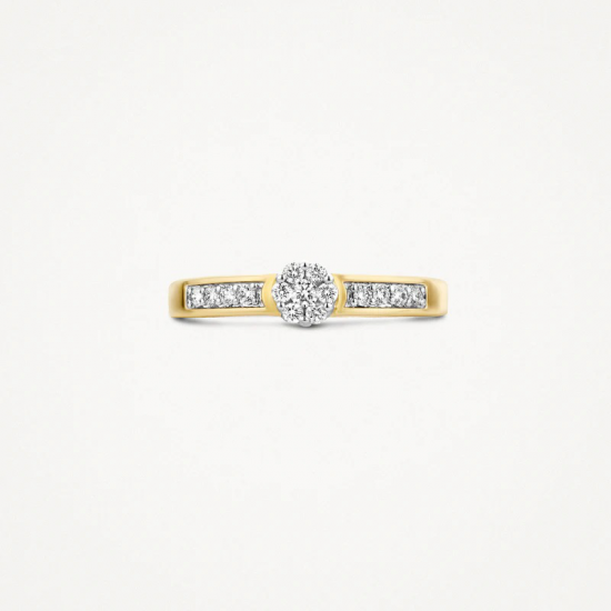 BLUSH 1624BDI BICOLOR GOUDEN RING MET DIAMANT