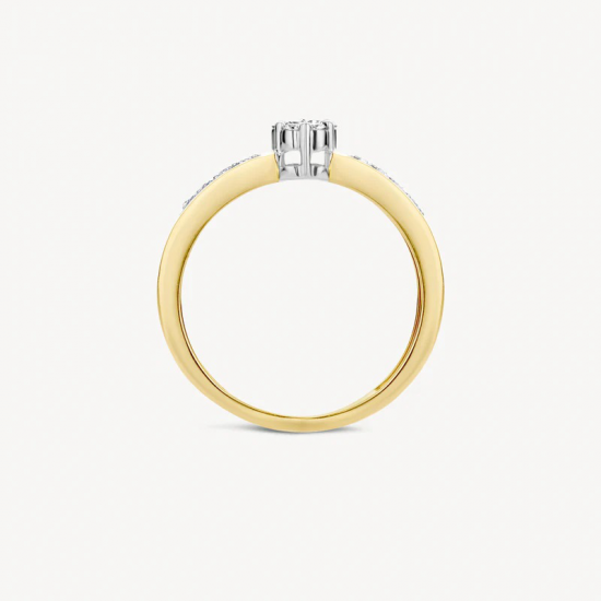 BLUSH 1624BDI BICOLOR GOUDEN RING MET DIAMANT