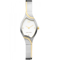 DANISH DESIGN IV65Q1289 DAMESHORLOGE TITANIUM BICOLOR ANNAROSA