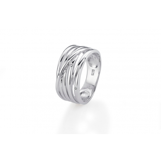 GALA DESIGN T0643 ZILVEREN RING ZIRKONIA INFINITY GALA DESIGN T0643 ZILVEREN RING ZIRKONIA INFINITY