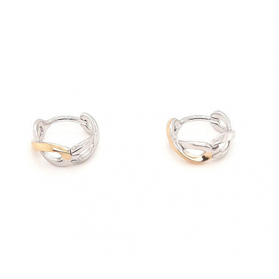 GALA DESIGN J0069 ZILVER VERGULDE OORRINGEN ETERNITY GALA DESIGN J0069 ZILVER VERGULDE OORRINGEN ETERNITY