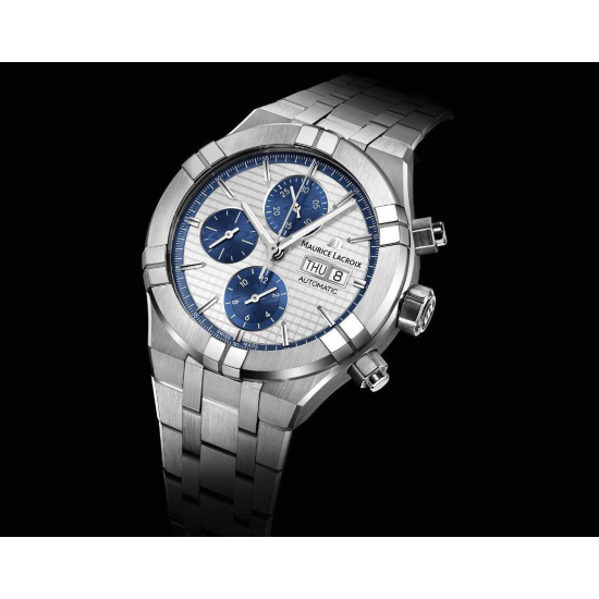 MAURICE LACROIX AI6038-SS002-131-2 HERENHORLOGE AUTOMATIC AIKON CHRONOGRAPH