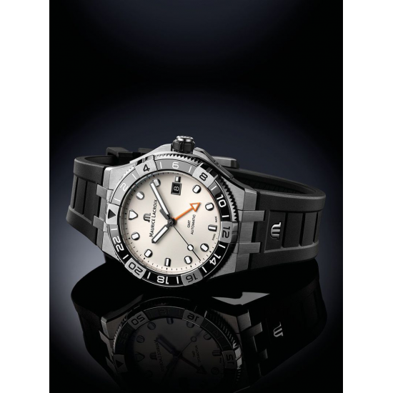 MAURICE LACROIX AI6158-SS00F-130-A HERENHORLOGE AUTOMATIC AIKON VENTURER GMT