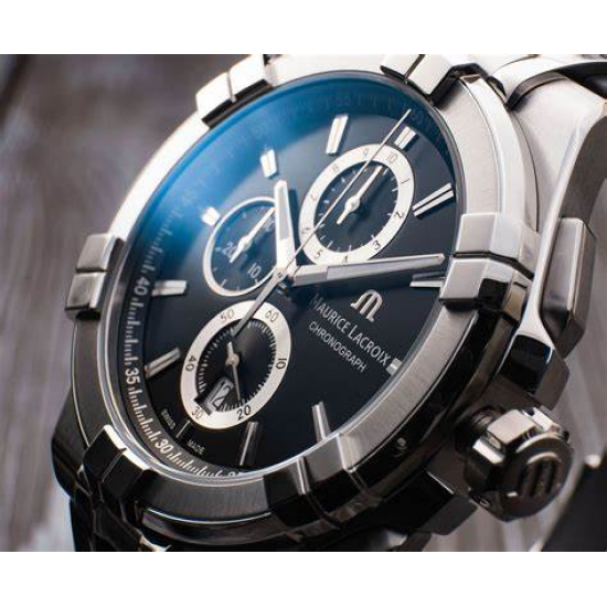MAURICE LACROIX AI1018-SS001-430-1 HERENHORLOGE AIKON CHRONOGRAPH