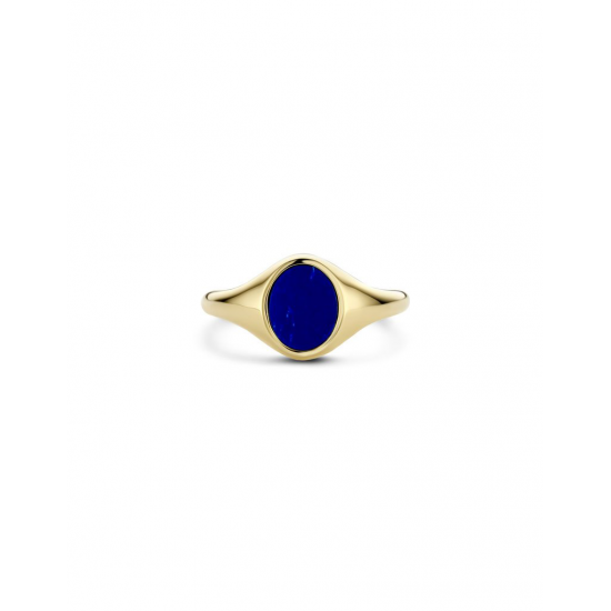 BLUSH 1214YLA GEELGOUDEN RING LAPIS LAZULI