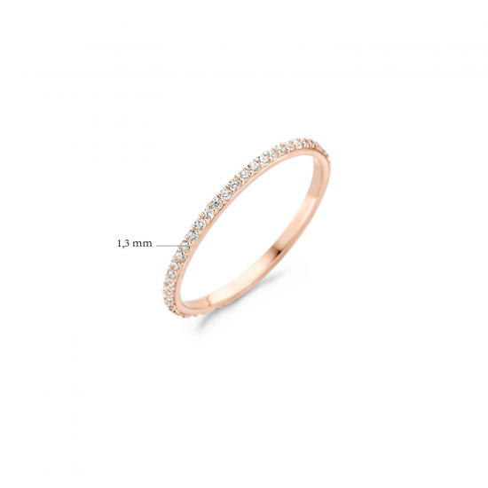 BLUSH 1201RZI ROSƒ"GOUDEN RING ZIRKONIA