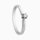 ECLAT R16-7WG 14 KARAAT WITGOUDEN RING SOLITAIR 0.07 CT.