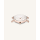 ROSEFIELD SHMWR-H30 DAMESHORLOGE STAAL PREMIUM GLOSS WHITE METALLIC ROSEGOLD ROSEFIELD SHMWR-H30 DAMESHORLOGE STAAL PREMIUM GLOSS WHITE METALLIC ROSEGOLD