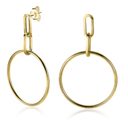 ZINZI ZIO2163G ZILVER VERGULDE OORHANGERS