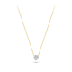 BLUSH 3077BZI GEELGOUDEN COLLIER MET WITGOUDEN HANGER ZIRKONIA