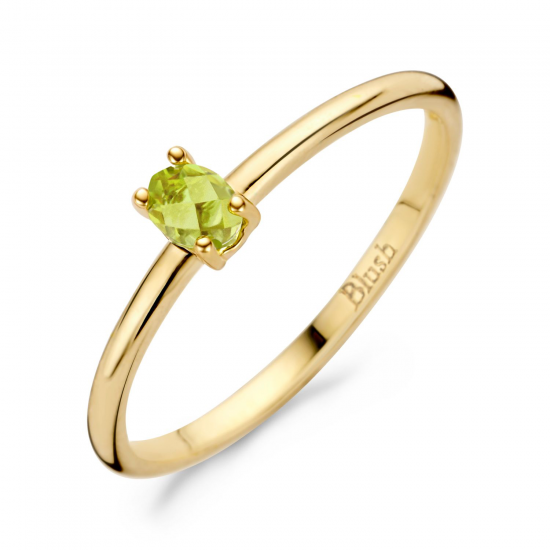 BLUSH 1204YGP GEELGOUDEN RING MET PERIDOT