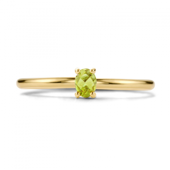 BLUSH 1204YGP GEELGOUDEN RING MET PERIDOT