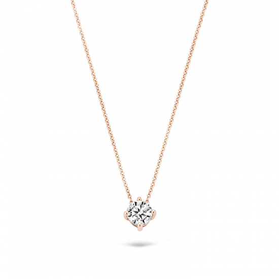 BLUSH 3057RZI ROSÉ"GOUDEN COLLIER MET ZIRKONIA HANGER