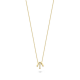 BLUSH 3122YZI GEELGOUDEN COLLIER MET HANGER ZIRKONIA