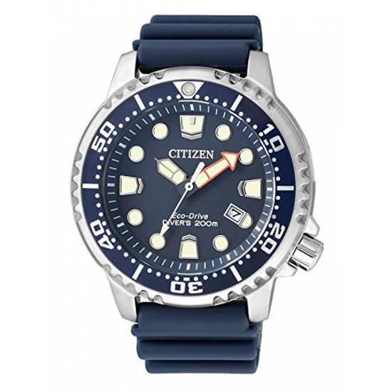 CITIZEN BN0151-17L PROMASTER ECO-DRIVE HORLOGE DIVER STAAL 200M.