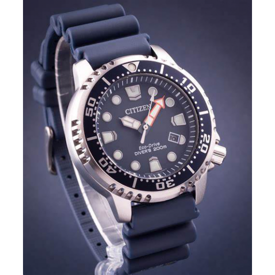 CITIZEN BN0151-17L PROMASTER ECO-DRIVE HORLOGE DIVER STAAL 200M.