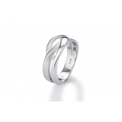 GALA DESIGN T0598 ZILVEREN RING MET ZIRKONIA SQUID