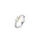 TI SENTO 12248ZY GOUD OP ZILVEREN RING MET ZIRKONIA TI SENTO 12248ZY GOUD OP ZILVEREN RING MET ZIRKONIA
