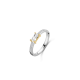 TI SENTO 12248ZY GOUD OP ZILVEREN RING MET ZIRKONIA TI SENTO 12248ZY GOUD OP ZILVEREN RING MET ZIRKONIA