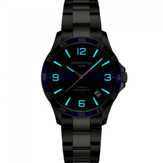 CERTINA C033.851.44.047.00 DS 8 TITANIUM CHRONOMETER CERTINA C033.851.44.047.00 DS 8 TITANIUM CHRONOMETER