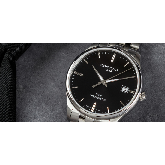 CERTINA C033.451.11.051.00 DS 8 STAAL CHRONOMETER