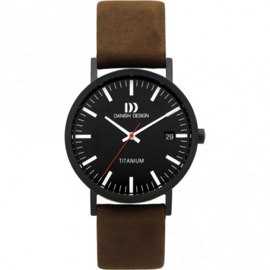DANISH DESIGN IQ34Q1273 HERENHORLOGE TITANIUM RHINE